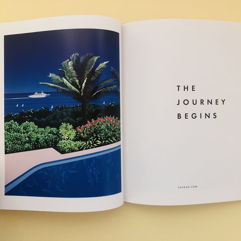 値下げ！THE JOURNEY BEGINS/永井博サイン本 Amazon.co.jp: THE JOURNEY BEGINS : 永井 博: 本