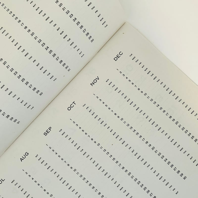 TAKAYAMA LETTERPRESS カレンダー2026 | 誠光社 通信販売