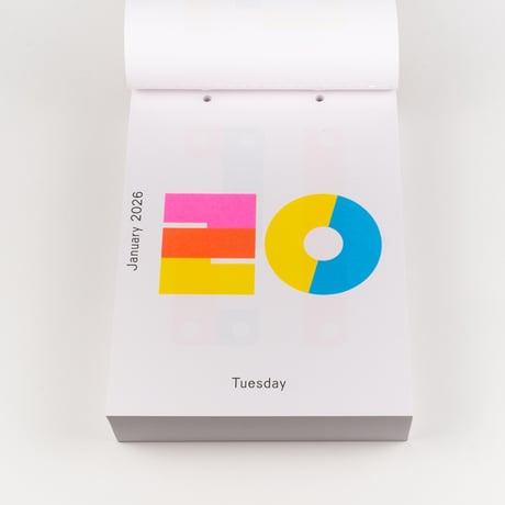 Karel Martens - Calendar 2026 / Every day is a new day