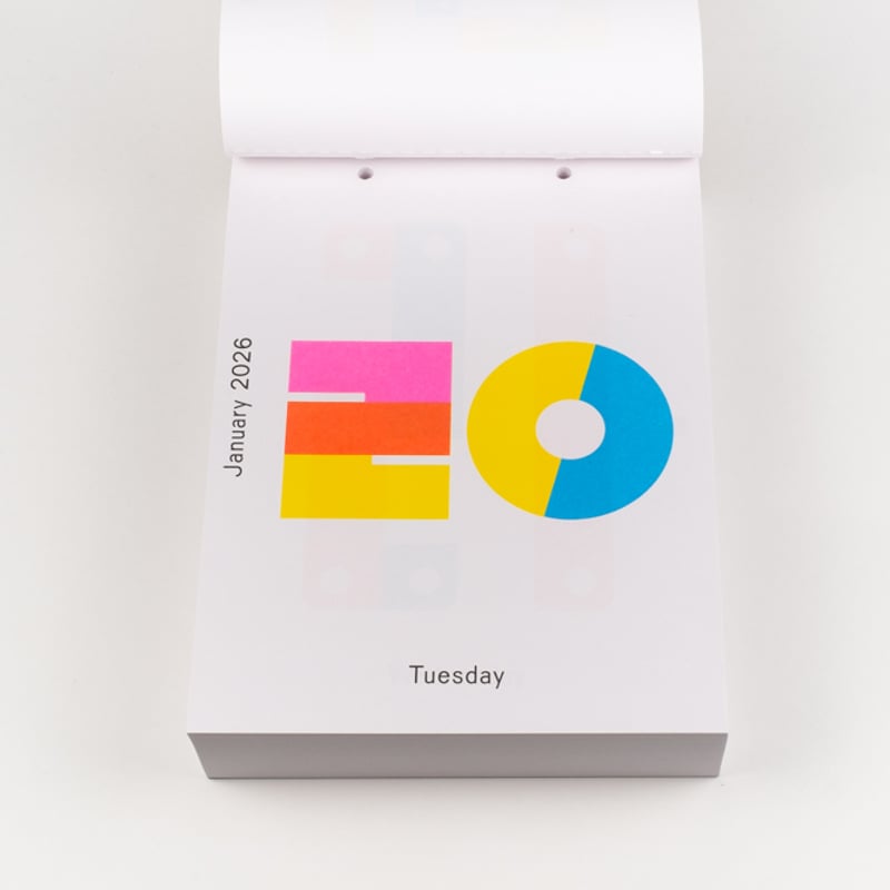 Karel Martens Calendar 2026 カレンダー Karel Martens: Calendar 2026 / Every day is a new day - BOOK OF