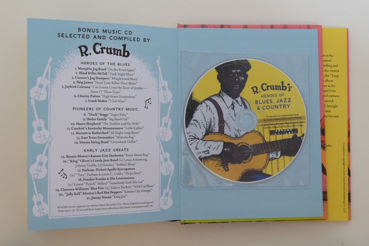 カントリーミュージックジャケット写真集　ロバート・クラム R. Crumb's Heroes of Blues, Jazz & Country : Robert Crumb