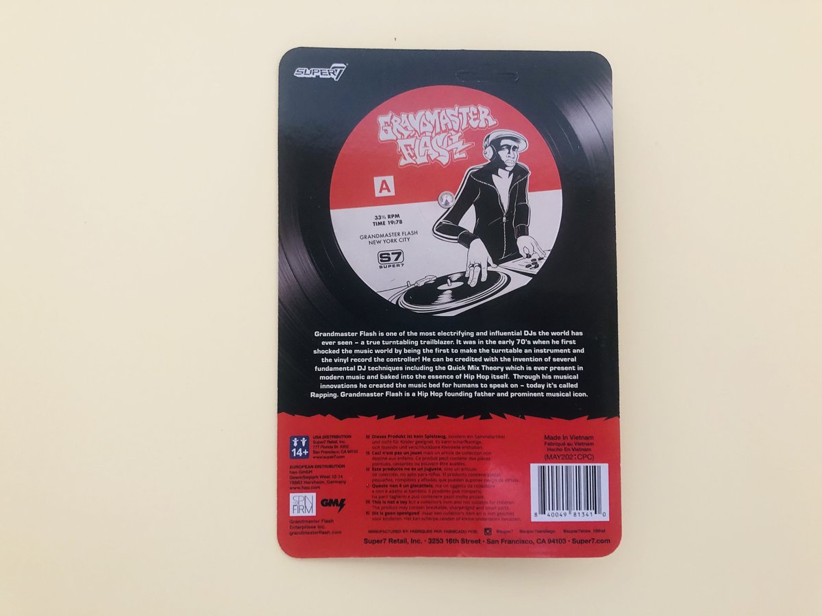 GRANDMASTER FLASH ReAction Figure | 誠光社 通信販売