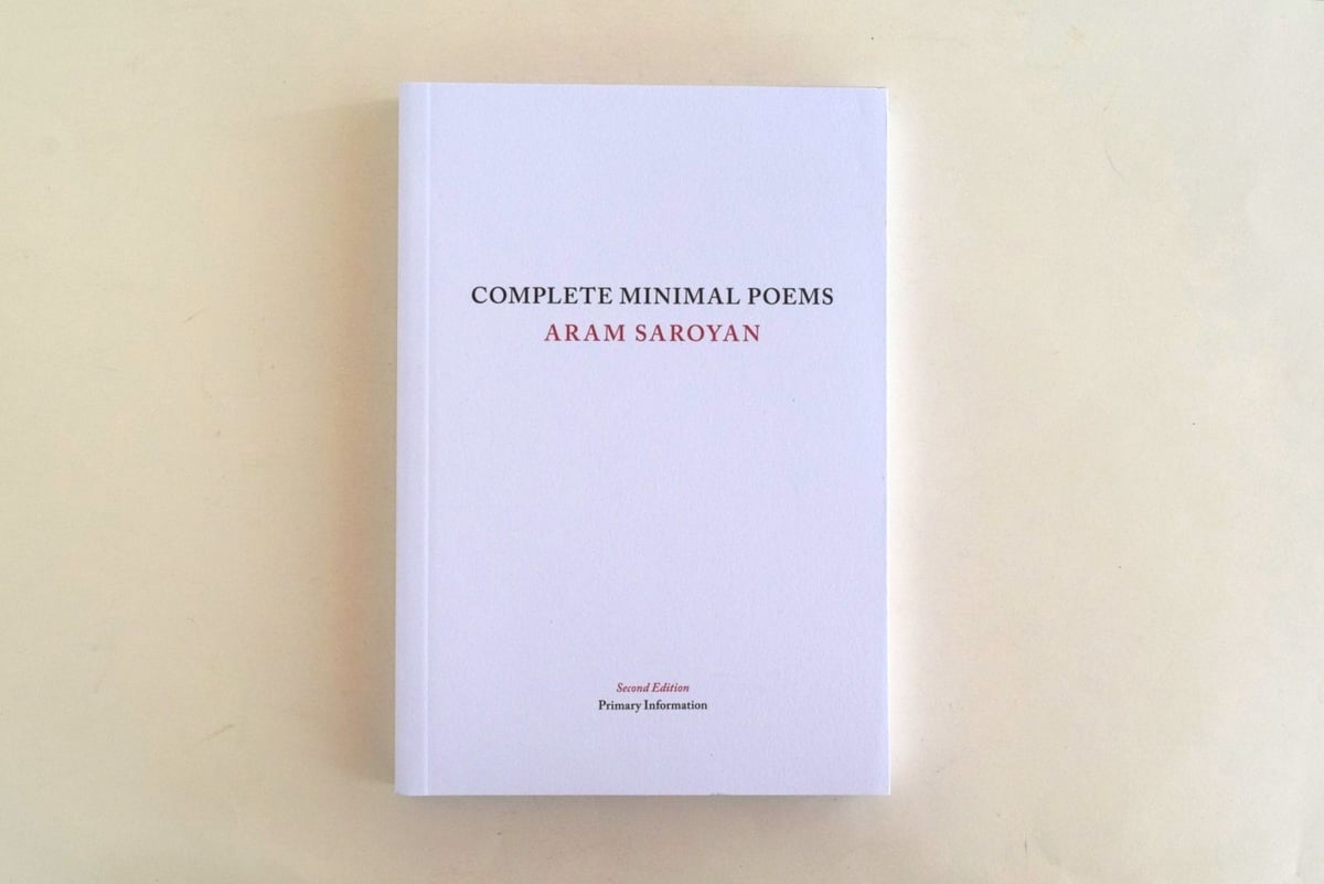 COMPLETE MINIMAL POEMS | 誠光社 通信販売