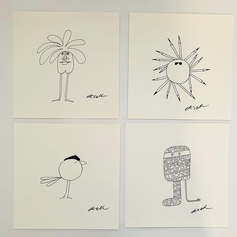 THE ARTVENTURES OF STELLAR LABS　直筆サイン入り VINJETTER AV OLLE EKSELL 12 SERIGRAFIER サイン入り |
