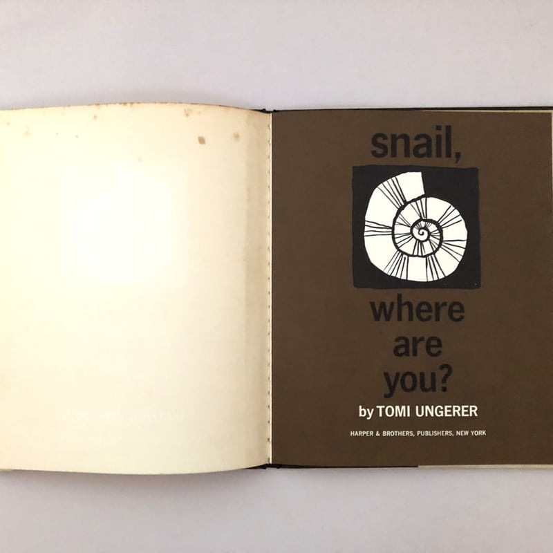 snail,where are you? | 誠光社 通信販売