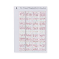 ON COLLECTING ARTIST’S BOOKS