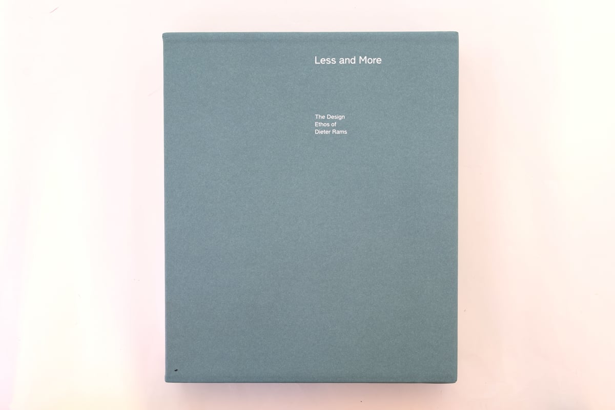Less and More : The Design Ethos of Dieter Rams