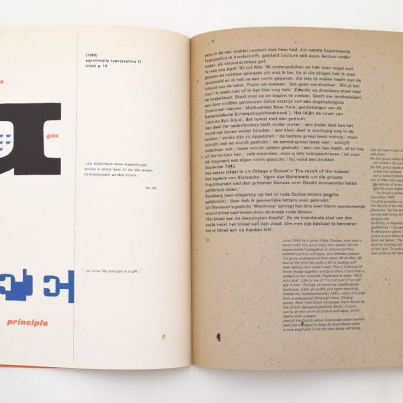 Sandberg ウィレム・サンドバーグ タイポグラフィ 作品集 ウィレム