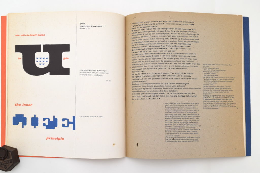 sandberg experimenta typografica 1943-68 | 誠光社