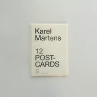 Karel Martens 12 POST CARDS