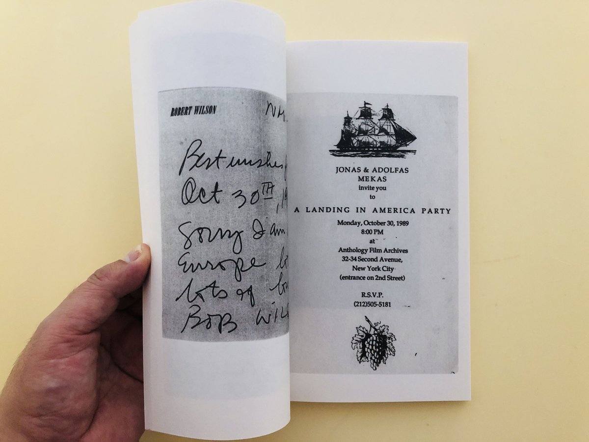 ARTIST'S BOOK by Jonas Mekas | 誠光社 通信販売