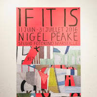NIGEL PEAKE ポスター　IF IT IS