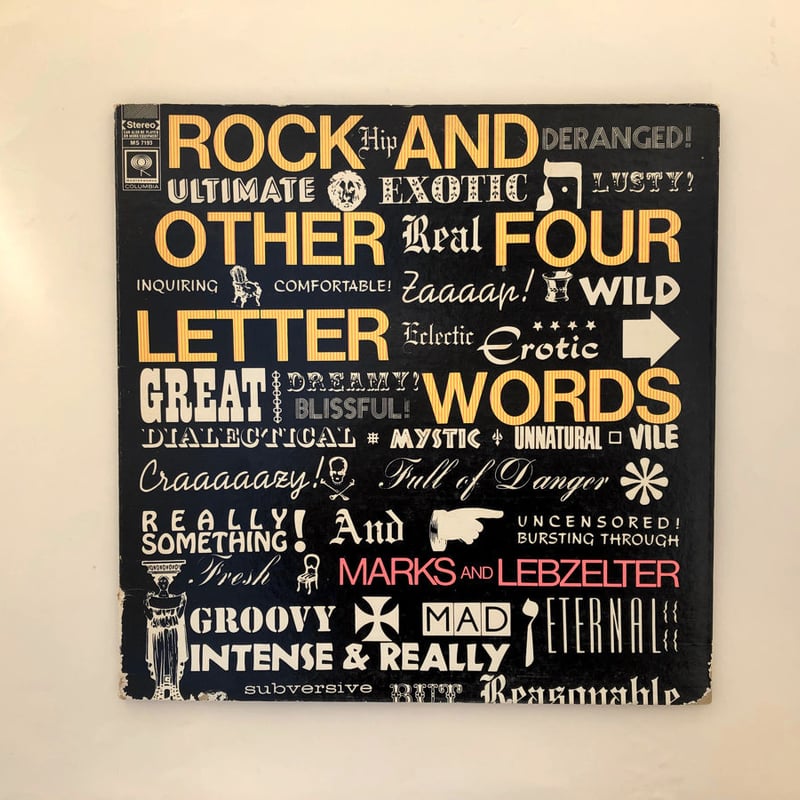 ROCK AND OTHER FOUR LETTER WORDS | 誠光社 通信販売