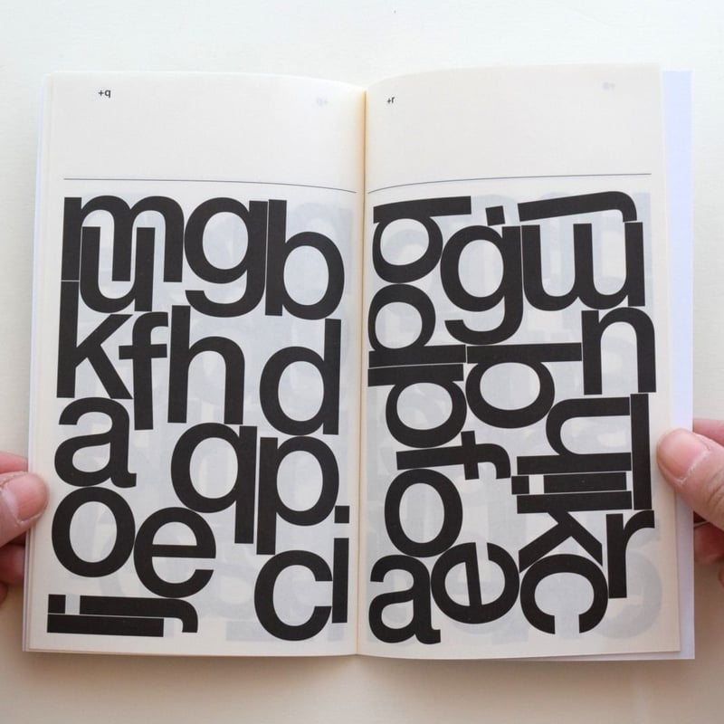 Automatically Arranged Alphabets | 誠光社 通信販売