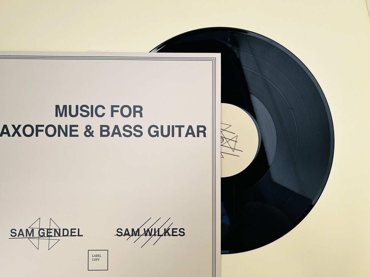 新品！MUSIC FOR SAXOFONE & BASS GUITAR LP Music For Saxofone & Bass Guitar | 誠光社 通信販売