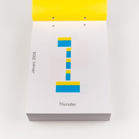 Karel Martens - Calendar 2026 / Every day is a new day