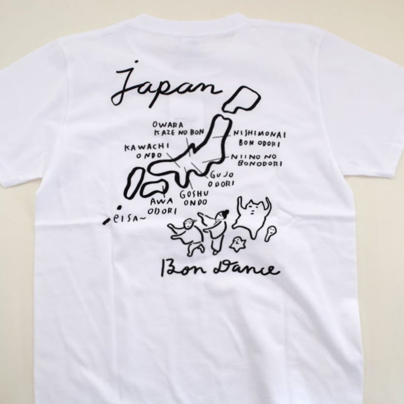 スケラッコ 盆踊りマップTシャツ | 誠光社 通信販売