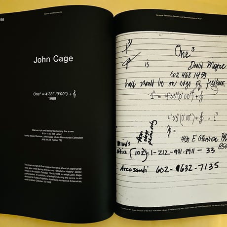 SOUNDS LIKE SILENCE - JOHN CAGE - 4’33”