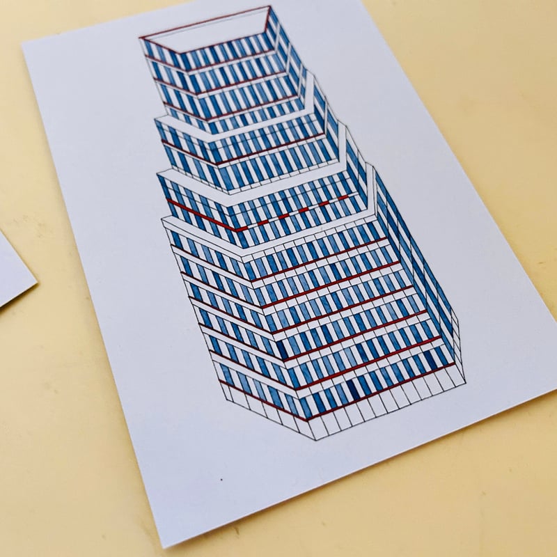 Nigel Peake IN THE CITY POSTCARD SET | 誠光社 通信販売