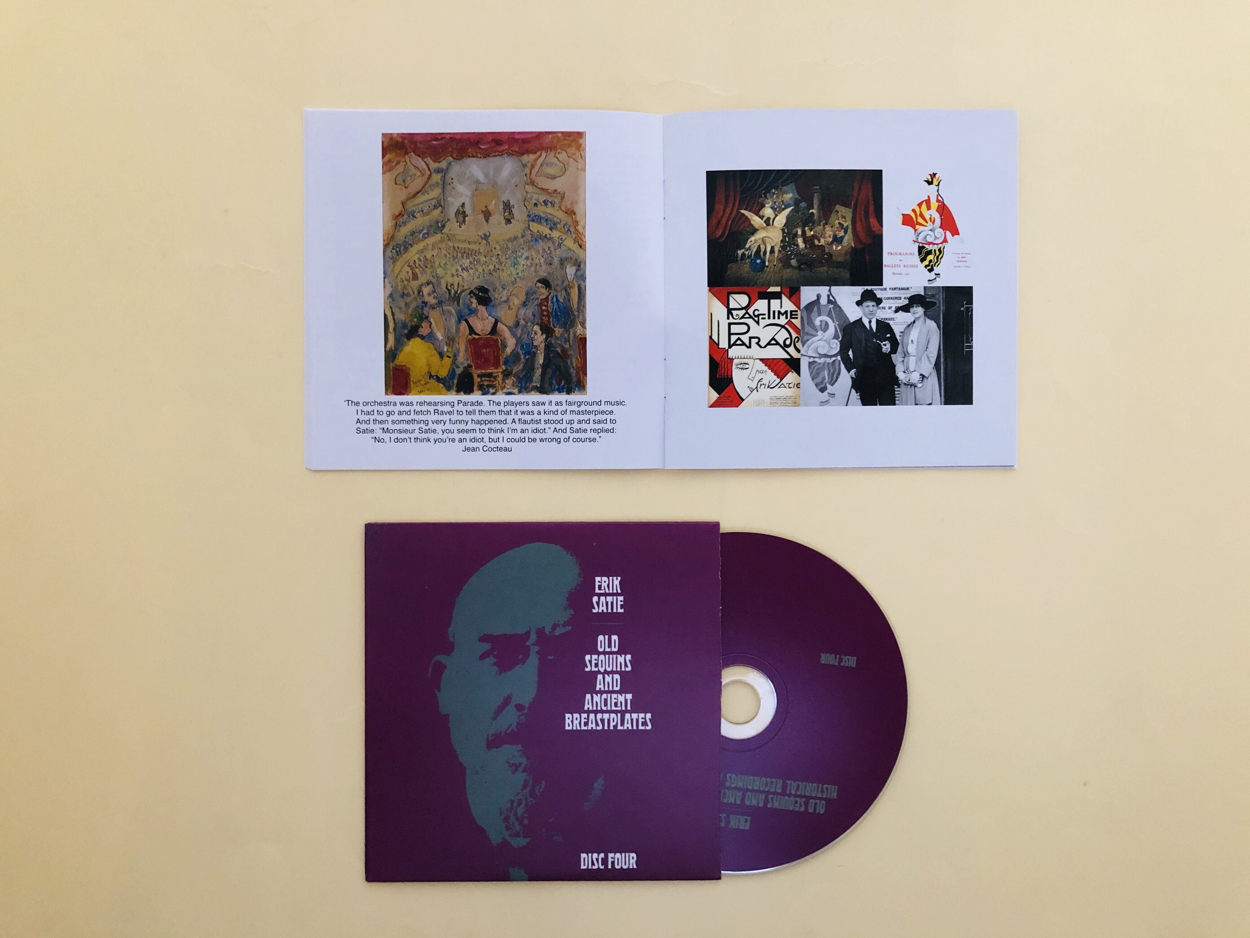 Erik Satie Old Sequins and Ancient Breastplates
