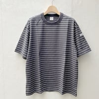 ORCIVAL(オーチバル) クルーネック　マルチボーダー　半袖Tシャツ OR-C0517CCF バインダーネック　プルオーバー