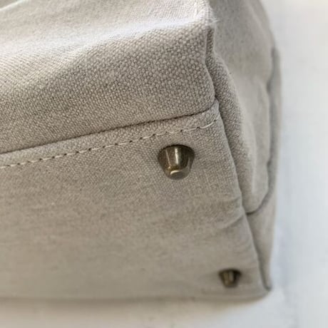 MARINEDAY（マリンデイ）麻帆布  縦型トートバッグ　FLOWER