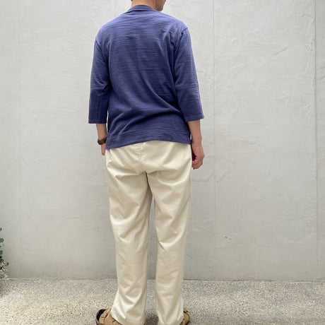 【メンズ】u.m.i sunrise ( ユーエムアイサンライズ) スラブ ７分袖Tシャツ Don't Think　Y-1087F