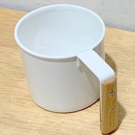 ナチュラルブラン ホーロー マグカップ(Ｌサイズ)　natural blanc M403456