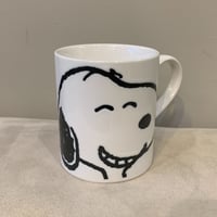 陶器製　スヌーピー　マグカップ　 MUG ) ホワイト