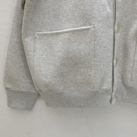 GYMPHLEX ジムフレックス Vネック　裏起毛スウェット　カーディガン GY-C0295TCF