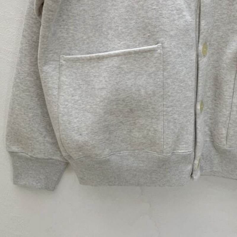 GYMPHLEX ジムフレックス Vネック 裏起毛スウェット カーディガン GY