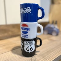 ミルキー スタッキング マグカップ PEPSI/ROUTE66 プラスティック マグ