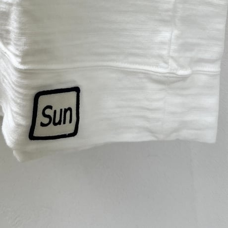 【メンズ】u.m.i sunrise ( ユーエムアイサンライズ) スラブ生地　半袖Tシャツ LET IT BE Y-1098D