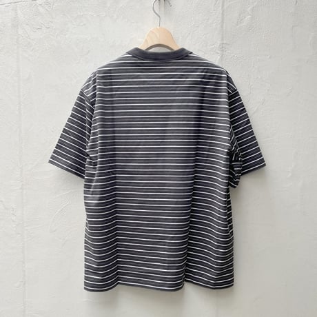 ORCIVAL(オーチバル) クルーネック　マルチボーダー　半袖Tシャツ OR-C0517CCF バインダーネック　プルオーバー