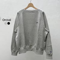 【メンズ】Orcival（オーチバル）ライトフレンチテリー ボートネック スウェット  OR-C0430MAZ