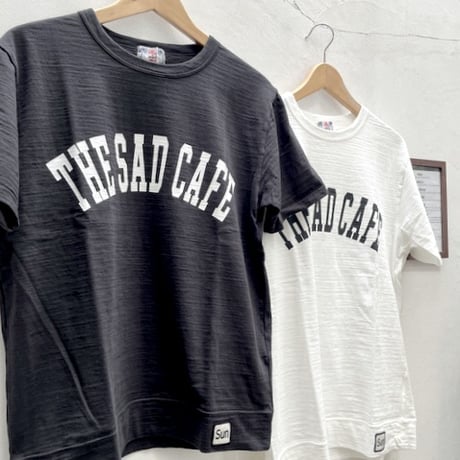 u.m.i sunrise ( ユーエムアイサンライズ) スラブ コットン　半袖　ロゴ Tシャツ Y-1060E　THE SAD CAFE