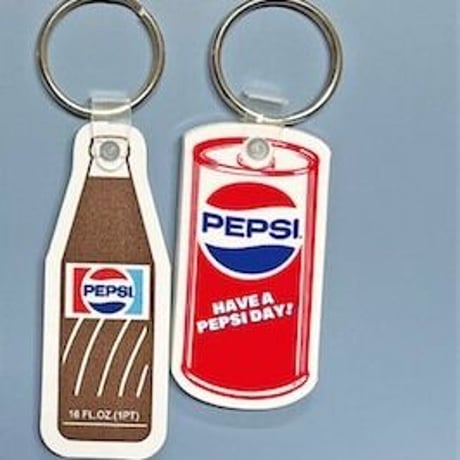 PEPSI /ペプシ ラバーキーチェーン　PEPSI COLA RUBBER KEYCHAIN　0005384