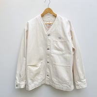 DANTON(ダントン)メンズ コットンカツラギ カラーレスジャケット ノーカラージャケット アウター KATSURAGI COLLARLESS JACKET　DT-A0671MHT