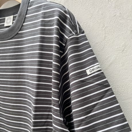 ORCIVAL(オーチバル) クルーネック　マルチボーダー　半袖Tシャツ OR-C0517CCF バインダーネック　プルオーバー
