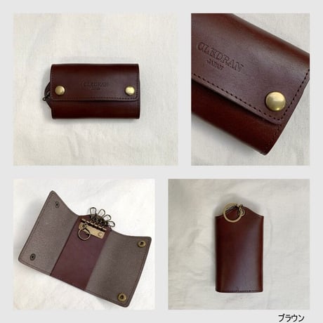 CLEDRAN（クレドラン）レザー　キーケース ACCENT KEY CASE　CL2600