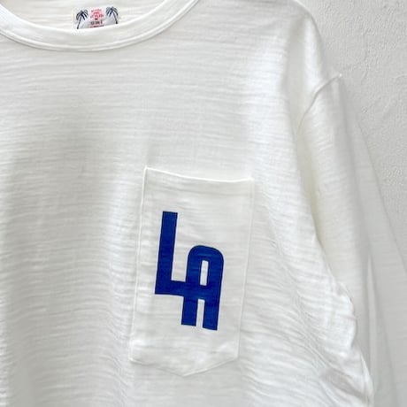 u.m.i sunrise ( ユーエムアイサンライズ) スラブ コットン　長袖 ポケットTシャツ Y-1035B