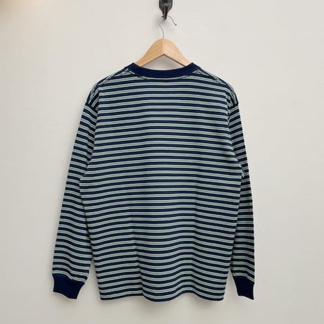【メンズ】DANTON ダントン　長袖　クルーネック　Tシャツ　ボーダー　カットソー　DT-C0200TCB