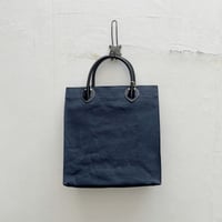 MARINEDAY（マリンデイ）麻帆布  縦型トートバッグ　FLOWER