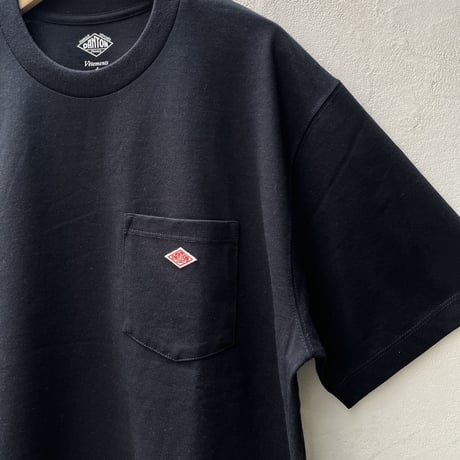 【メンズ】DANTON ダントン　コットンポリエステル 半袖ポケットTシャツ　DT-C0198TCB POCKET T-SHIRT