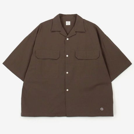 ORCIVAL(オーチバル) OPEN COLLAR PK DETAIL S/S SHIRT オープンカラーポケットディティールショートスリーブシャツ メンズ トップス [OR-B0455IMB]