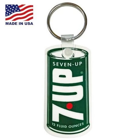 7up /セブンアップ ラバーキーチェーン　7up RUBBER KEYCHAIN　0005385