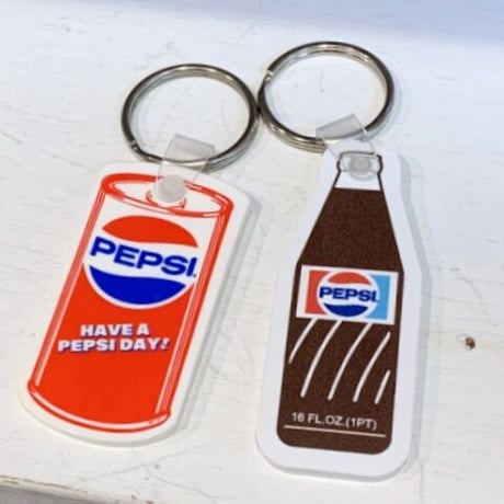 PEPSI /ペプシ ラバーキーチェーン　PEPSI COLA RUBBER KEYCHAIN　0005384