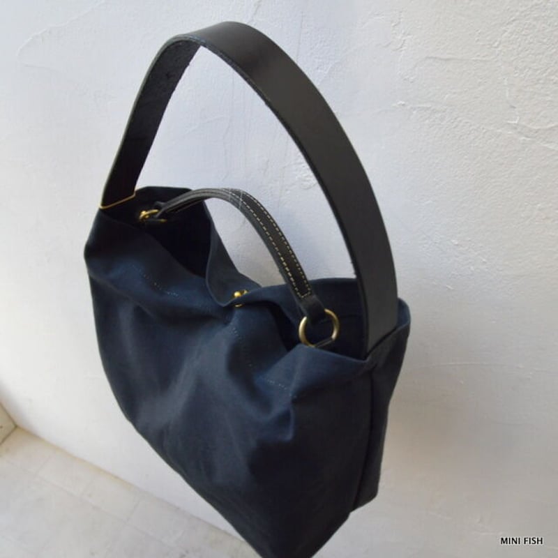 MARINEDAY（マリンデイ）麻帆布 ショルダーバッグ「ミニフィッシュ 