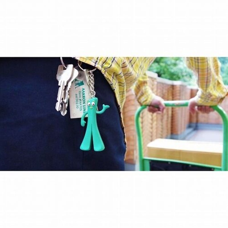 ガンビー PVC キーホルダー GUMBY ○ポスト投函対象商品 | MOUNT BLUE