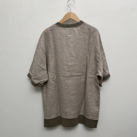 【メンズ】have a good day（ハブアグッドデイ）ヘンリーネック 半袖 リネン シャツ HGD-377